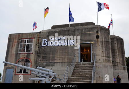 Le Grand Blockhaus,German PDT,Poche de Saint-Nazaire,Batz-sur-Mer,Atlantic Wall,WW II,Loire-Atlantique,Pays de Loire,France Stock Photo