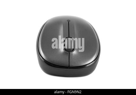 Wireless computer mouse isolated on white background with clipping path Stock Photo
