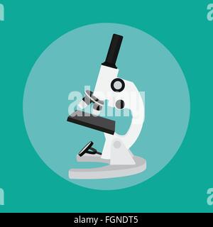 microscope isolated tools chemistry technology science laboratory vector Stock Vector