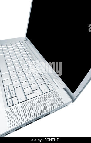 Modern and stylish laptop on a white background Stock Photo