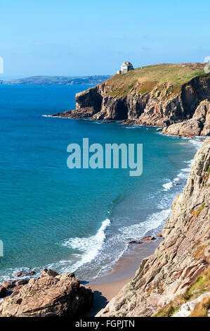 Rinsey head near Porthleven in Cornwall, England, UK Stock Photo