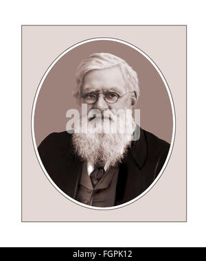 Alfred Russel Wallace, Naturalist, Explorer, Portrait Stock Photo