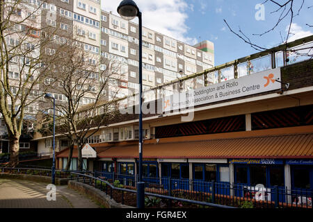 27 March 2015 - London: Doddington and Rollo  Estate, Battersea Stock Photo