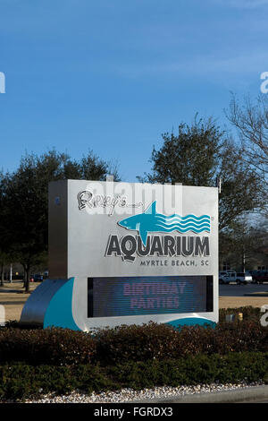 Ripley's Aquarium sign Myrtle Beach South Carolina USA Stock Photo