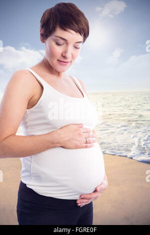 Schwangere frau treffen