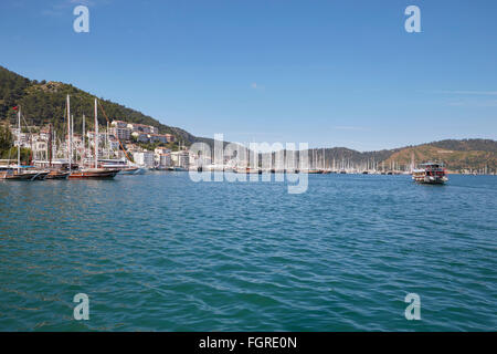 Fethiye harbor, Turkey. Stock Photo