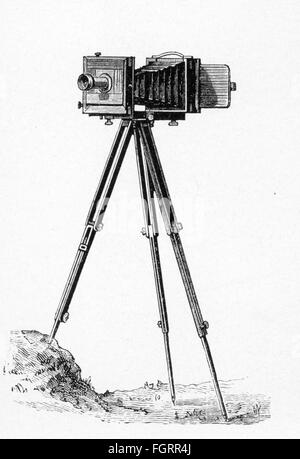 historical bellows camera Stock Photo - Alamy