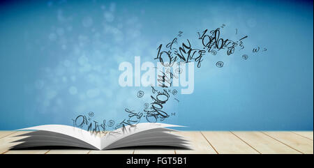 Composite image of letter and number jumble Stock Photo
