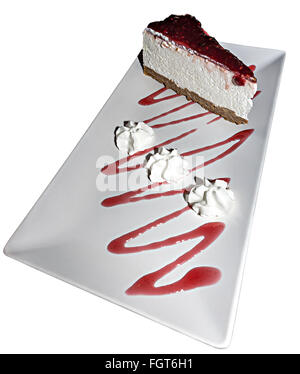 Strawberry cheesecake Stock Photo