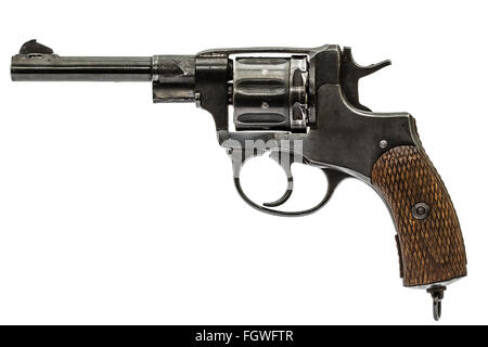 Old rusty pistol, Isolated on white background Stock Photo - Alamy