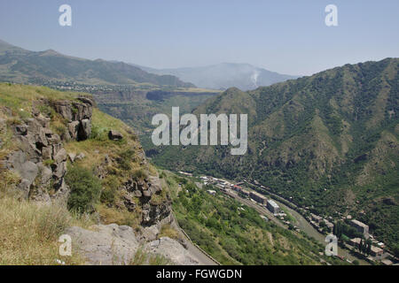 Debed Canyon near Alaverdi seen from Odzun, Armenia Stock Photo