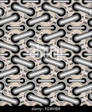 Seamless industrial background Stock Vector