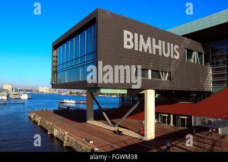 Bimhuis jazz concert hall, part of the Muziekgebouw aan’t IJ music venue, Amsterdam, Netherlands Stock Photo