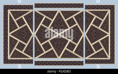 Syrian seamless ornament Stock Vector