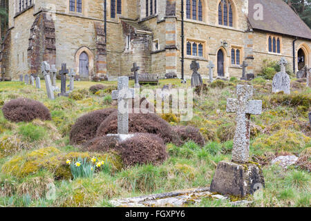 ST Mary's Church, Holmbury St Mary Stock Photo