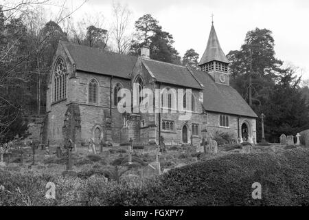 St Mary's Church, Holmbury St Mary Stock Photo