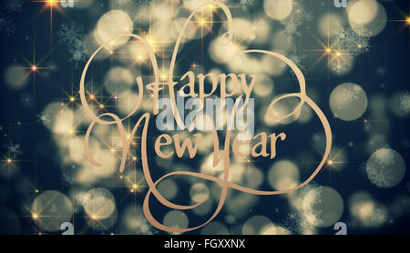 Composite image of happy new year Stock Photo