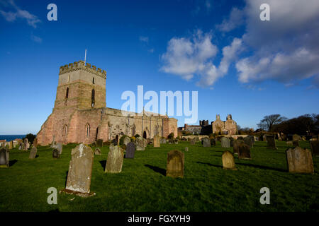 St. Aidan's Church, Bamburgh Stock Photo