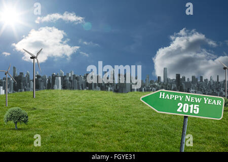 Composite image of 2015 in bold grey Stock Photo