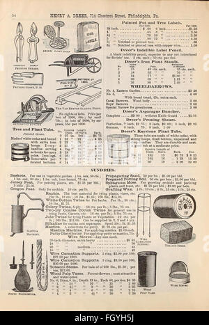 Dreer's quarterly wholesale price list