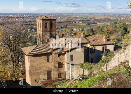 Ancient medieval village of Savignano sul Panaro, in Emilia Romagna Stock Photo