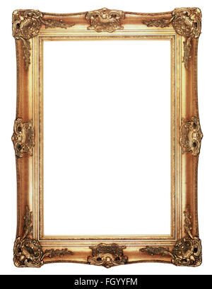 Ornate Gold Picture Frame Stock Photo