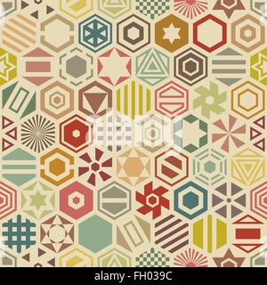 Seamless geometric pattern Stock Vector