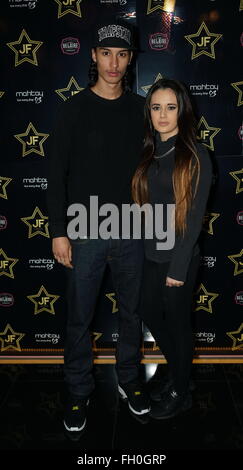 London, UK. 22nd February, 2016.  Guests attend the JF London shoe - launch party at W Hotel London, UK. Credit:  See Li/Alamy Live News Stock Photo