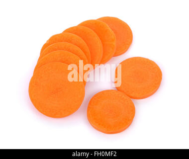 Fresh carrots, sliced Stock Photo