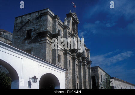 The Panteon Nacional or National Pantheon cemetery in the Zona Colonial in old Santo Domingo, Dominican Republic Stock Photo