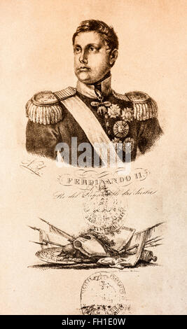 Ferdinand II of Bourbon King Of The Kingdom Of The Two Sicilies Stock Photo
