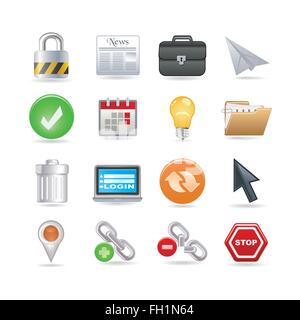 Universal web icons Stock Vector
