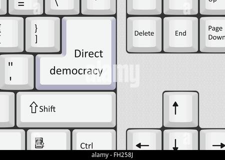 Direct democracy Stock Vector