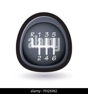 gear shifter Stock Vector