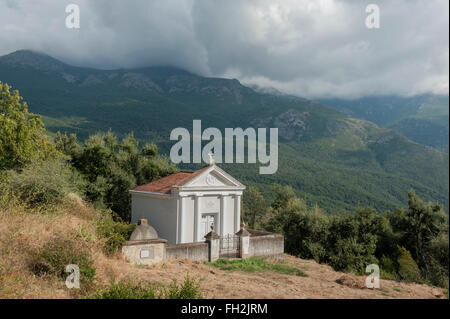 A family Mausoleum. Cap Corse. Corsica. France. Europe Stock Photo