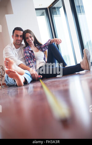 couple home renovation Stock Photo