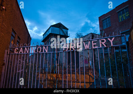 Derelict and abandoned Cannon Brewery (Stones Brewery), Neepsend Stock ...