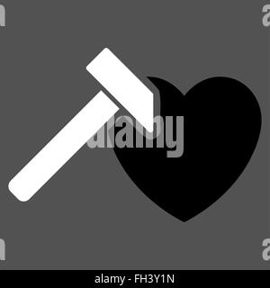 Heart Hummer Icon Stock Photo