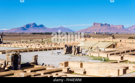 View of the Unfinished Gate at Persepolis, Iran Stock Photo