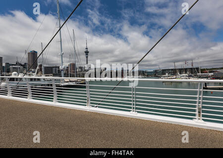 AUCKLAND, NEW ZEALAND November 24 2014: Front of the CBD of Auckland. Stock Photo