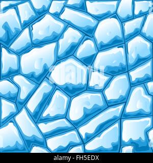 Ice seamless pattern Stock Vector