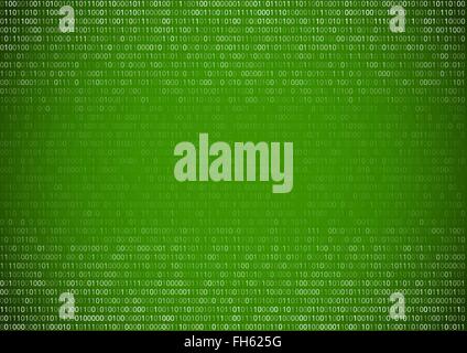 Binary Code Background Stock Vector