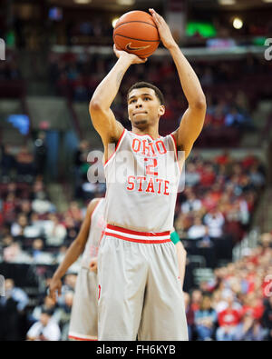 Ohio State forward Marc Loving, right, works against Jackson State ...