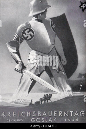 Reichsbauerntag - German Nazi Propaganda Poster - 1936 Stock Photo