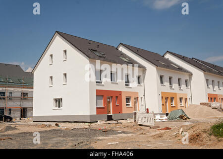 New row houses Stock Photo