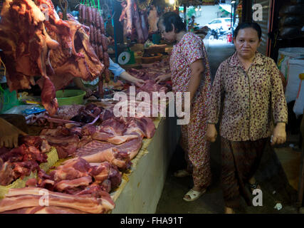 Market in Siem Reap, Cambodia Stock Photo