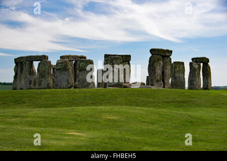 Stonehenge, stone age megaliths in Great Britain. Stock Photo