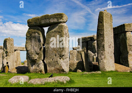 Stonehenge, stone age megaliths in Great Britain. Stock Photo