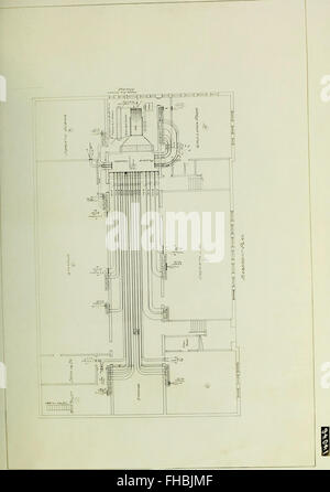 The hot blast system of heating and ventilating (1909) Stock Photo