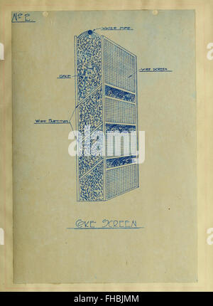 The hot blast system of heating and ventilating (1909) Stock Photo